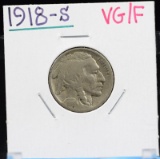 1918-S Buffalo Nickel VG/F