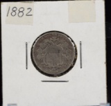 1882 Shield Nickel VF