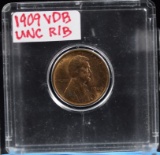 1909 VDB Lincoln Cent MS 63 RB