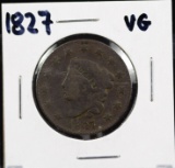 1827 Large Cent VG
