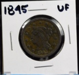 1845 Large Cent VF