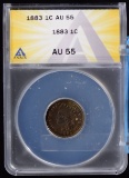 1883 Indian Head Cent ANACS AU-55