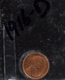 1916-S Lincoln Cent BU Color