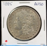 1885 Morgan Dollar AU 50
