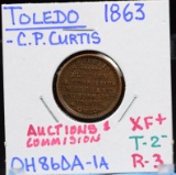1863 CWT Toledo Curtis Auctions XF Plus