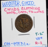 CWT Wooster OH 975 Childs Hats Caps VF Plus