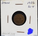 1906 Spain Brown UNC Scarce