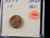 1927-D Lincoln Cent MS 64 Plus Red