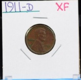 1911-D Lincoln Cent XF