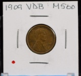1909-VDB Lincoln Wheat Cent MS 60