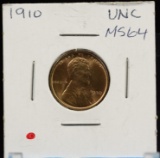 1910 Lincoln Wheat Cent UNC MS 64