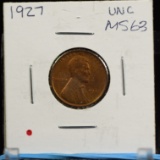 1927 Lincoln Wheat Cent UNC MS 63