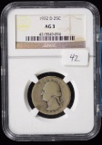 1932-D Washington Silver Quarter Key Date NGC About Good