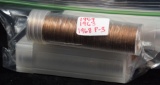 Lincoln Cent Rolls 4 59, 63, 68, 68-S GEM BU Tubes