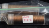 Lincoln Cent Rolls 3 1969 PDS GEM BU in Tubes Scarce