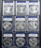 2012-W thru 2020-W ASE 9 Coin Consec. Dates  PGCS MS-70