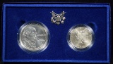 1993 Bill of Rights BU 2 Coin Set Box & COA