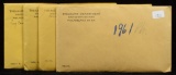 1961, 62, 63 64 Silver Proof Sets Cents-Halves Proof