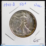 1941-D Walking Liberty Half Dollar Silver Choice Uncirculated