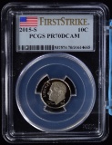 2015-S Roosevelt Dime PCGS PR-70 DCAM Perfect