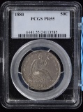 1880 Seated Half Dollar PCGS PF-55