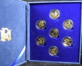 7 oz Silver Proof Edition w/GOLD Walt Disney Fantasia DISNEY