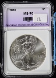2013 American Silver Eagle MS 70 Perfect Quality