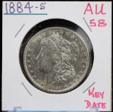1884-S Morgan Dollar AU 58 Key Date