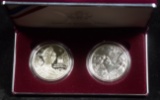 Dolly Madison Proof & Uncirculated Silver Dollars Set