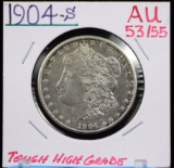 1904-S Morgan Dollar AU 53/55 PL Tough High Grade