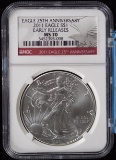 2011 American Silver Eagle Early Release NGC MS-70