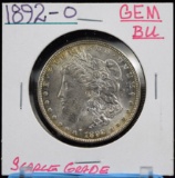 1892-O Mogan Dollar GEM BU MS 63/64 Scarce Date