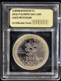 2002 Olympic Salt Lake Proof Dollar