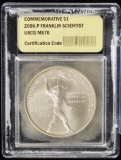 2006 Franklin Scientists UNC/BU Silver Dollar