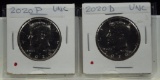 2020-P & 2020-D Half Dollars 2 coins