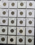 43 Buffalo Nickels Includes Early Dates Fine/AU