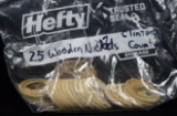 Bag of 25 Wooden Nickels from Clinton County Ohio