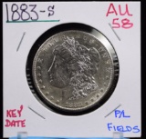 1883-S Morgan Dollar AU 58 PL Fields Key Date