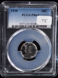 1938 Brilliant Proof Mercury GEM PCGS PF-64 Full White