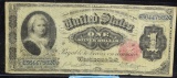1891 $1 Silver Certificate Small Red Seal Tillman/Morgan