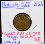 1863 CWT Shoot Him on The Spoot 209/414 XF