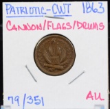 1863 CWT Cannon Flags Drums 79/351 AU