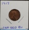 1917 Lincoln Cent GEM Red BU