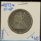 1873 Seated Half with Arrows VF-EF Hard to Find