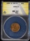 1896 Indian Head Cent ANACS MS-63 Red