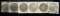 6 Silver Peace Dollars VF/XF