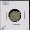 1865 Three Cent Nickel XF