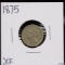 1875 Three Cent Nickel XF