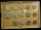 1962, 63, 64 US Mint Set in plastic holder Uncirculated