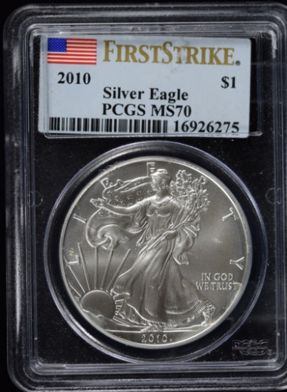 2010 American Silver Eagle PCGS MS70 First Strike